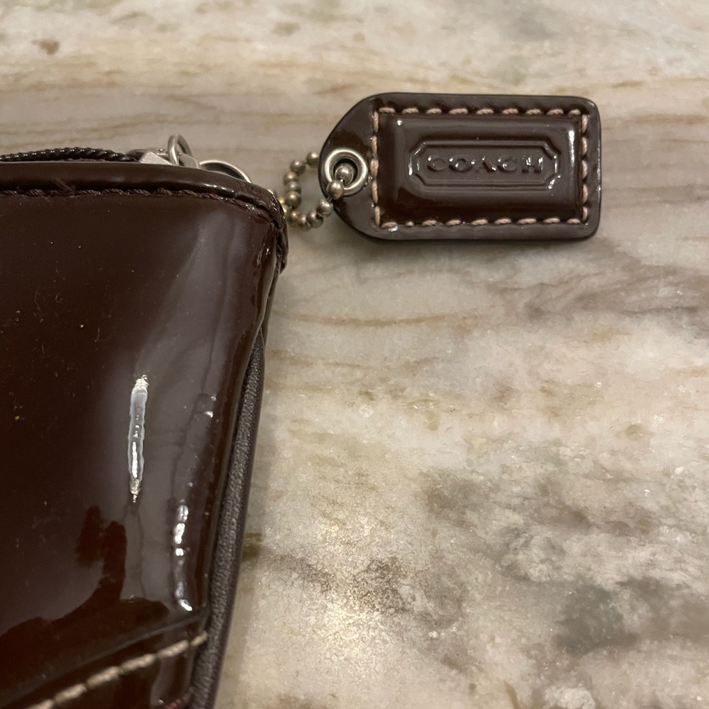 Coach Patent Leather Wristlet - Picture 4 of 9